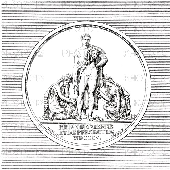 Médaille de la campagne de 1805 : Prise de Vienne et de Presbourg