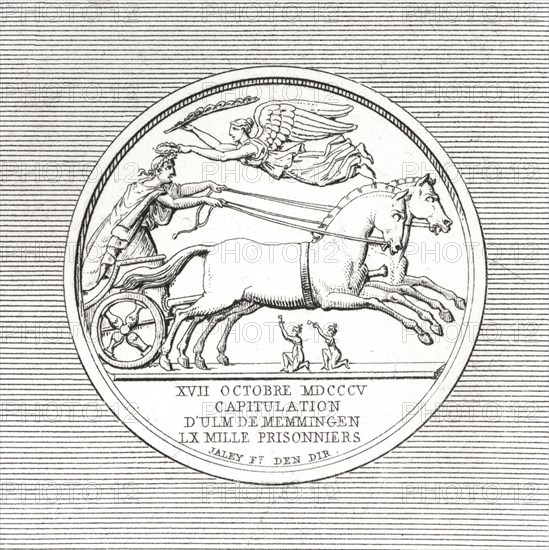 Médaille de la campagne de 1805 : Prise d'Ulm et de Memmingen