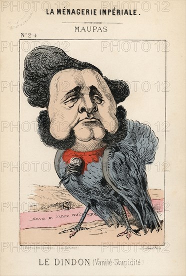 Caricature of Charlemagne Emile de Maupas