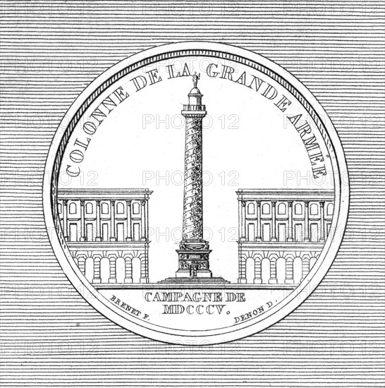 Médaille de la campagne de 1805 : Colonne de la Grande Armée