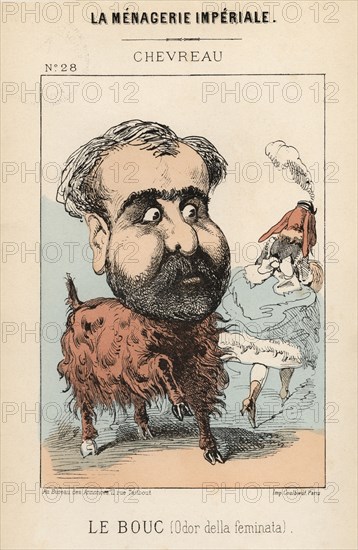 Chevreau. Caricature