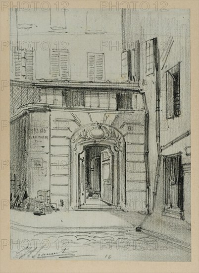 Porte des Lingères, 22 rue Quincampoix à Paris