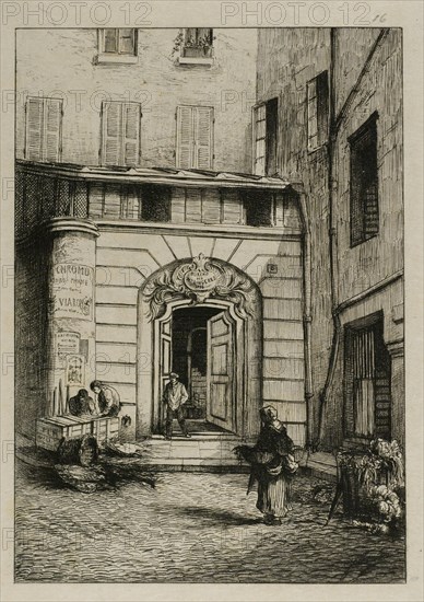 Porte des Lingères, 22 rue Quincampoix à Paris