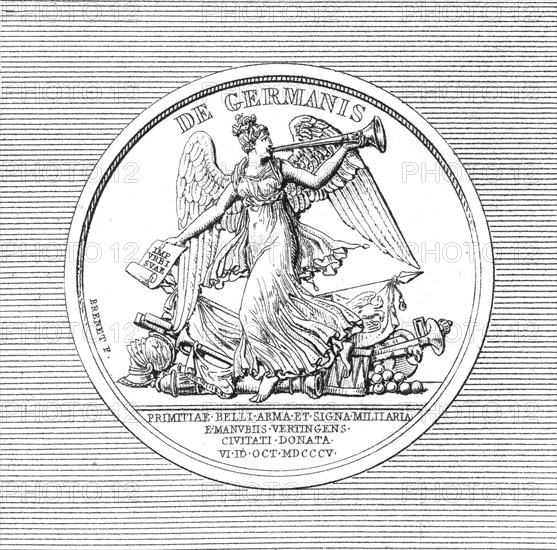 Médaille de la campagne de 1805 : Figure de Renommée