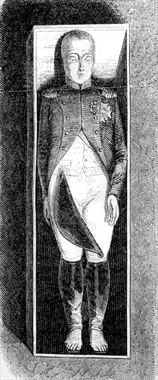 Napoleon in his coffin