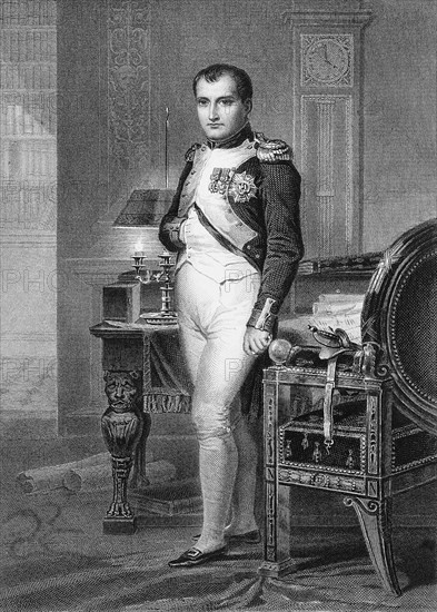 Napoléon Ier dans son cabinet de travail aux Tuileries