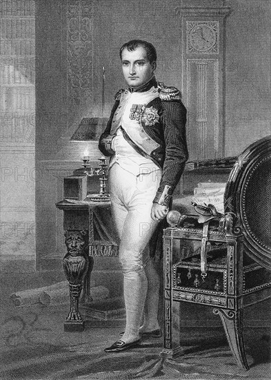 Napoleon I in his office at the Tuileries