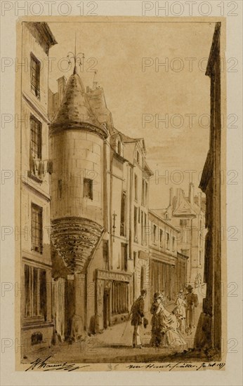 Turret of the Hôtel de Fécamp in Paris