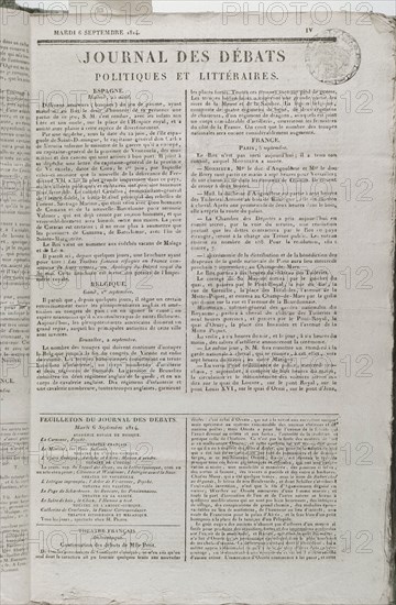 Le journal des Débats