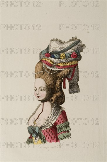 Femme coiffée à la Couronne galante