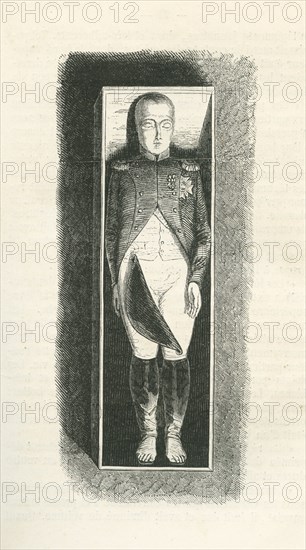 Napoleon in his coffin