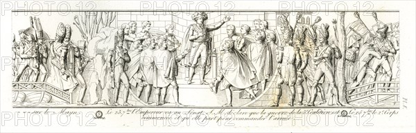 Colonne Vendôme : Déclaration de Napoléon 1er le 23 septembre 1805