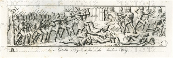 Colonne Vendôme : Le 15 octobre 1805, attaque et prise du Michels-Berg