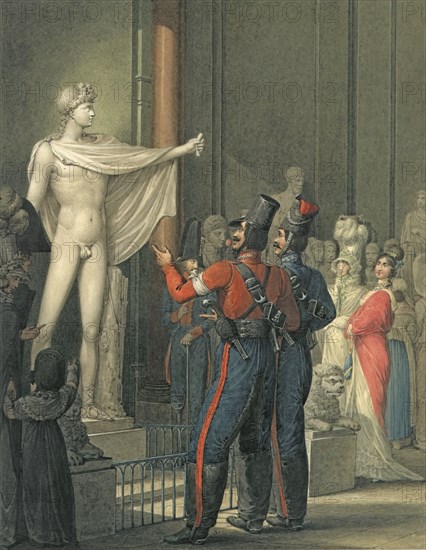 Opitz, Les Cosaques à Paris en 1814
