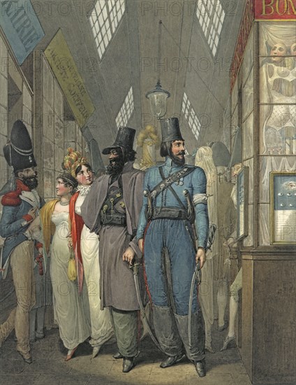 Opitz, Les Cosaques à Paris en 1814