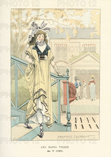 Les bains Vigier (The baths Vigier), 1797
