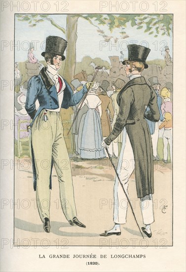 La grande journée de Longchamps, 1820