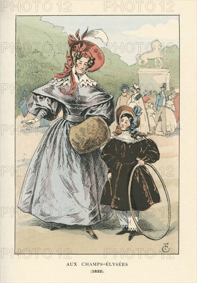 Un coin du boulevard des Italiens, 1833