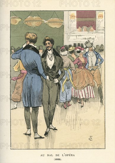 Au bal de l'Opéra, 1835