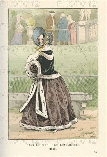 Dans le jardin du Luxembourg, 1838