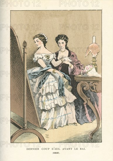 Dernier coup d'oeil avant le bal, 1858