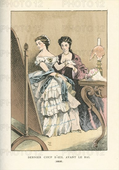 Dernier coup d'oeil avant le bal, 1858 (Last peek before the ball)