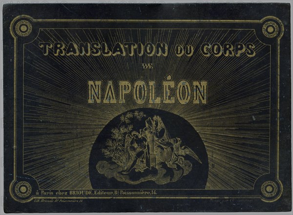 "Translation du corps de Napoléon", couverture