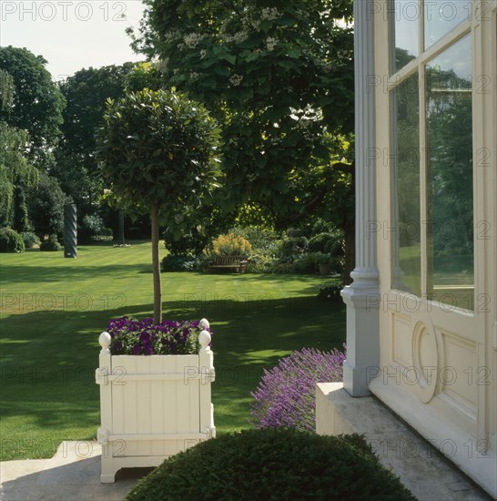 Garden of the British Embassy in Paris