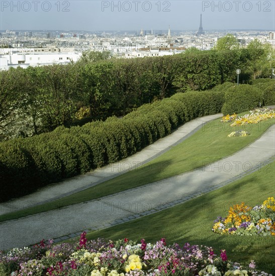 Parc de Belleville à Paris
