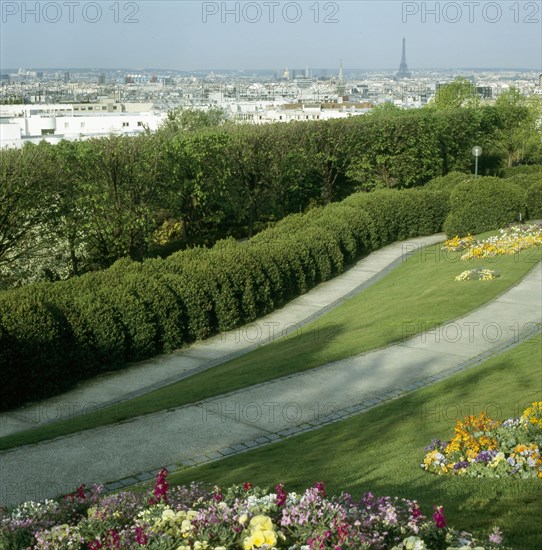 Parc de Belleville à Paris