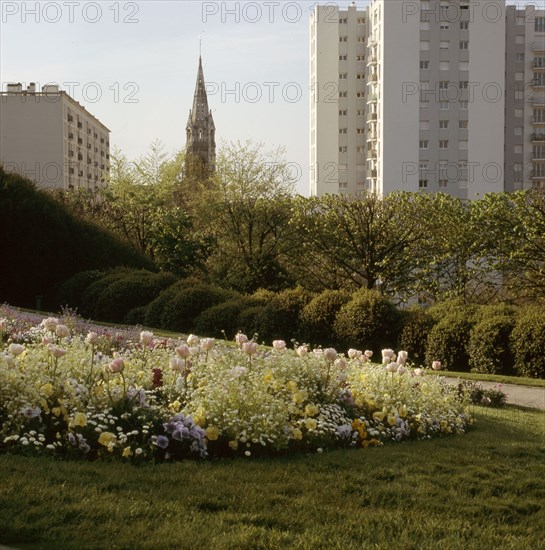 Parc de Belleville à Paris