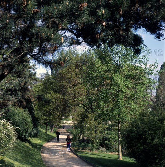 Kellermann garden in  Paris