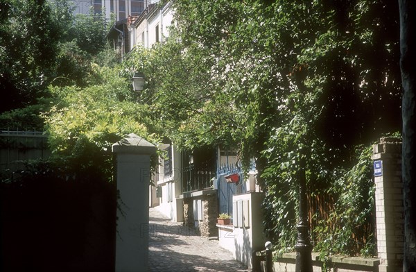 Quartier de la Mouzaïa in Paris