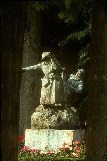 Jardins de l'hôpital du Val-de-Grâce à Paris