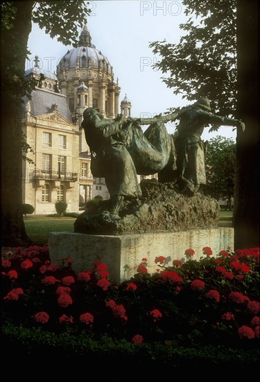 Gardens of the Val-de-Grâce Hospital in Paris