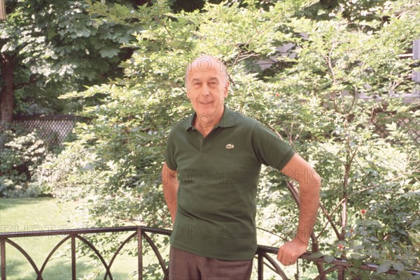 Valéry Giscard d'Estaing à Paris, mai 1989