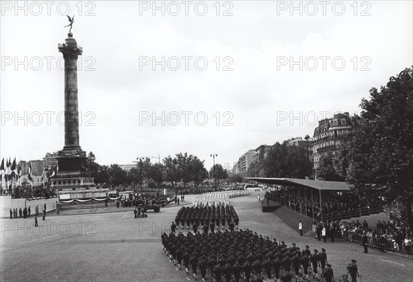 Défilé du 14 juillet 1974