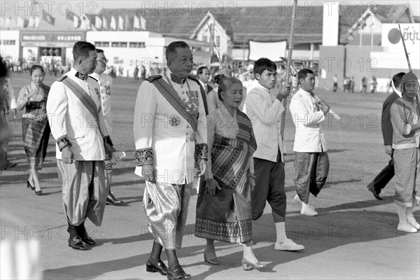 Fête du Tat Luang, au Laos, novembre 1974