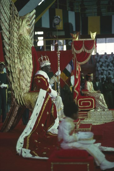 Cérémonie de couronnement de Bokassa (1977)