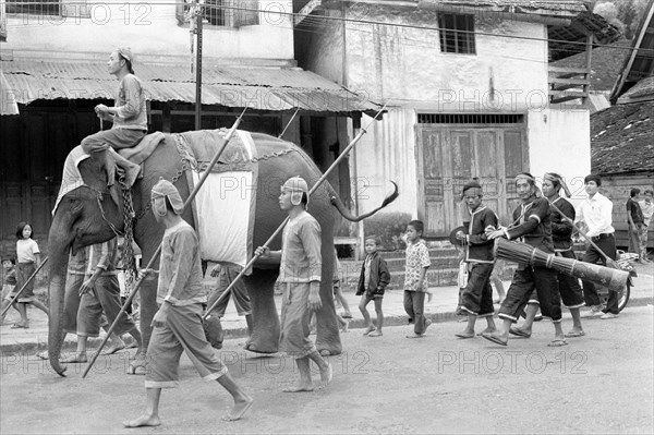 Fête populaire au Laos