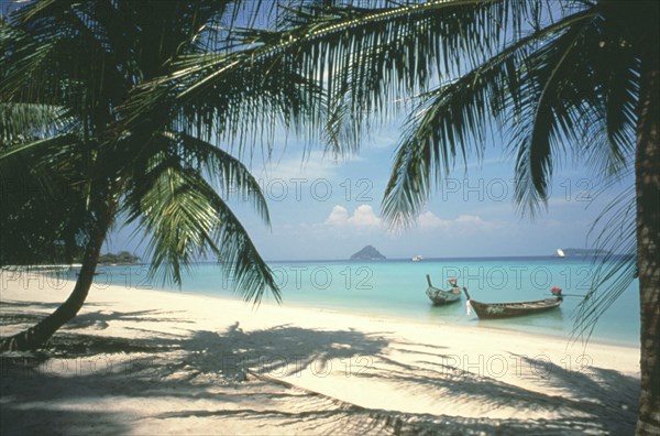 Paysage des îles Seychelles