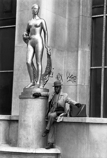 Rencontre insolite au Trocadéro, à Paris