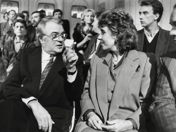Pierre Mauroy and Edith Cresson, 1986