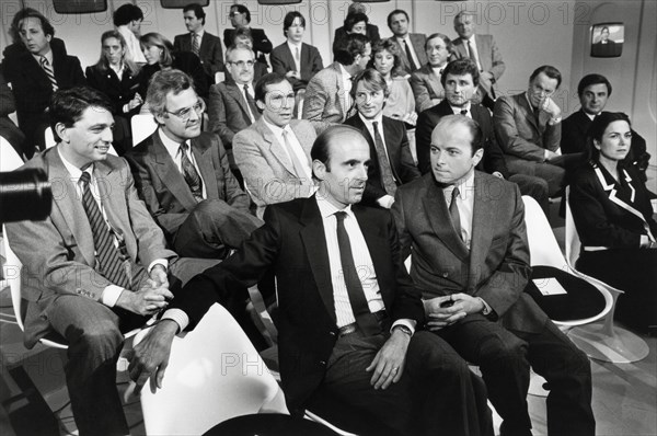 Alain Juppé and Jacques Toubon, 1985