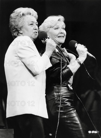 Jacqueline Maillan and Line Renaud, 1985
