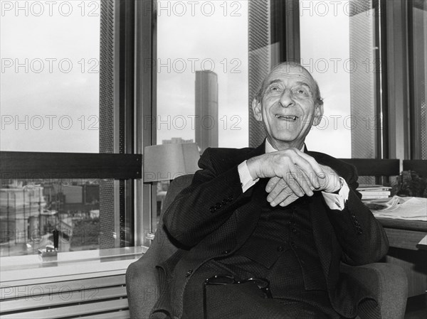 Raymond Aron, vers 1980