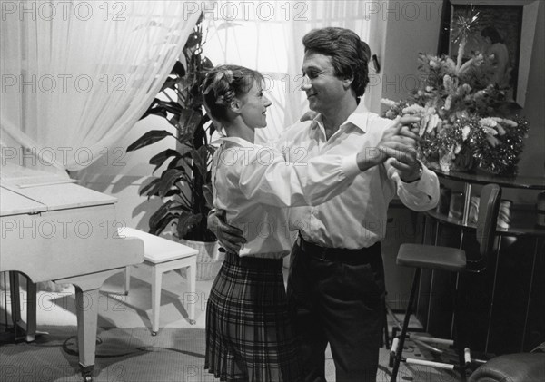 Dorothée and Michel Drucker, 1985