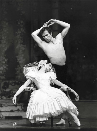 Rudolf Nureyev and Dominique Khalfouni, 1982