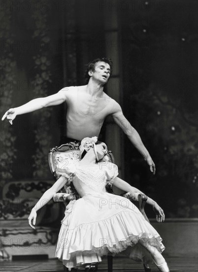 Rudolf Nureyev and Dominique Khalfouni, 1982