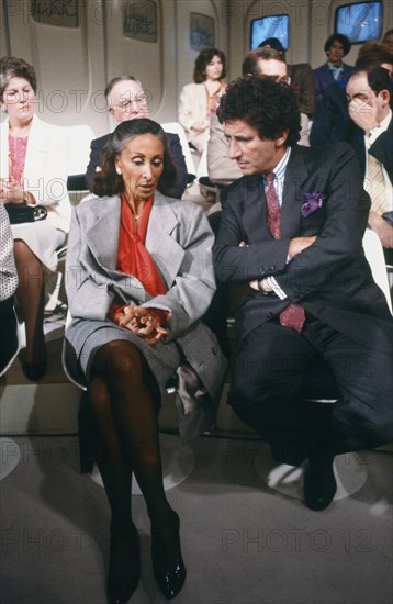 TV show 'L'Heure de vérité', 1986